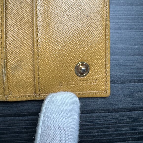 Prada Yellow Triangle Key Holder - Picture 4 of 5